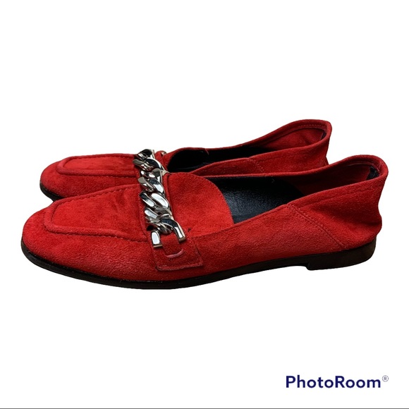 Jeffrey Campbell Woman’s Jesse Red Loafer size 7.5 - Picture 3 of 6